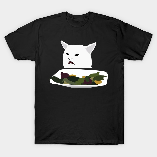 Salad Cat T-Shirt by FlyNebula